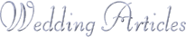 Wedding Articles